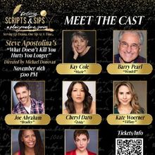 Cast Set For WHAT DOESN'T KILL YOU HURTS YOU LONGER at The Colony Theatre