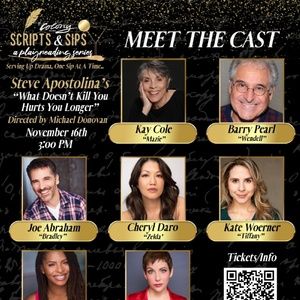 Cast Set For WHAT DOESN'T KILL YOU HURTS YOU LONGER at The Colony Theatre