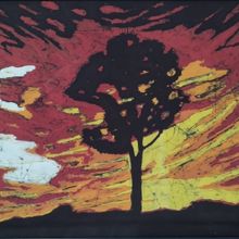 Expresiones De Color, Muestra De Estampado En La Escuela De Artesanías