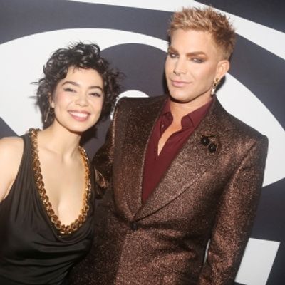 Photos: Adam Lambert & AuliÊ»i Cravalho Celebrate Their CABARET Gala Opening Night