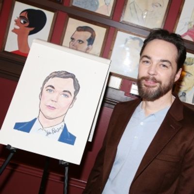 Photos: OUR TOWN&#039;s Jim Parsons Receives Sardi&#039;s Portrait