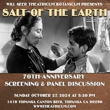 Will Geer Theatricum Botanicum Presents 70th Anniversary Screening Of SALT OF THE EAR