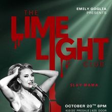 EMILY GOGLIA PRESENTS THE LIMELIGHT CLUB Comes to Bar Lubitsch