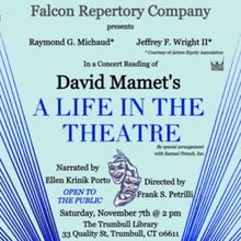 Previews: A LIFE IN THE THEATRE at Trumbull Library Community Room