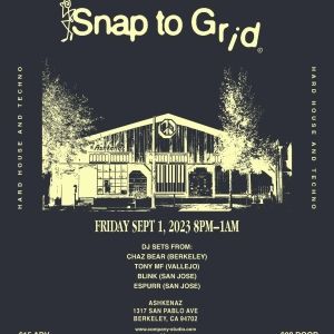 Ashkenaz Will Host 'Snap to Grid' Next Month
