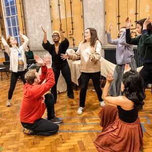 Photos: Frances McNamee, Rebecca Trehearn & Kirsty Findlay in BALLAD LINES Rehearsals