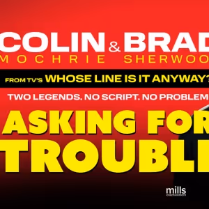 Colin Mochrie and  Brad Sherwood Return to the Warner Theatre Next Week