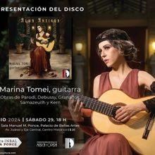 La Guitarrista Marina Tomei Presentará Su Disco Alma Antigua En La Sala Manuel M. Po