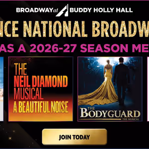 WAITRESS, A BEAUTIFUL NOISE Set For Broadway At The Buddy Holly Hall 2026–27 Season