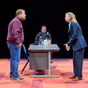 Photos: First Look at James Corden, Anna Maxwell Martin and Zachary Hart in THE…