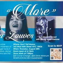 Maria Zouves Will Return to Don’t Tell Mama With New Cabaret Concert MORE