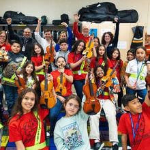 Palm Beach and Ft. Lauderdale Students Receive Violins From Record Donation to Palm B