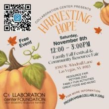 Collaboration Center Will Host 4th Annual Harvesting Hope Family Fall Festival & Comm