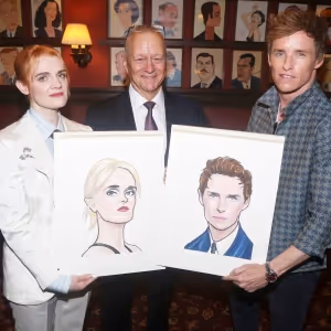 Photos: CABARET Stars Eddie Redmayne & Gayle Rankin Honored with Sardi's Portraits