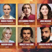 Cast Set For ROMEO & JULIET at Exeter Northcott