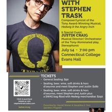Stephen Trask and Justin Craig Come to Connecticut College This Weekend