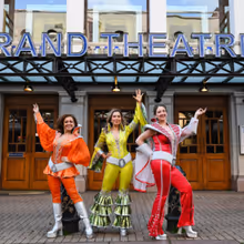 Photo: Donna and the Dynamos Ahead of MAMMA MIA! in Wolverhampton