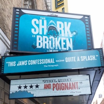 Up on the Marquee: THE SHARK IS BROKEN