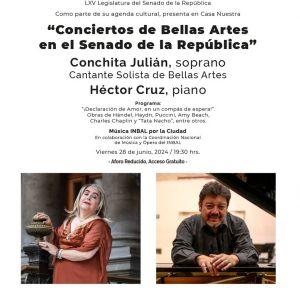 Llegan La Soprano Conchita Julián Y El Pianista Héctor Cruz Con Declaración De Amor…