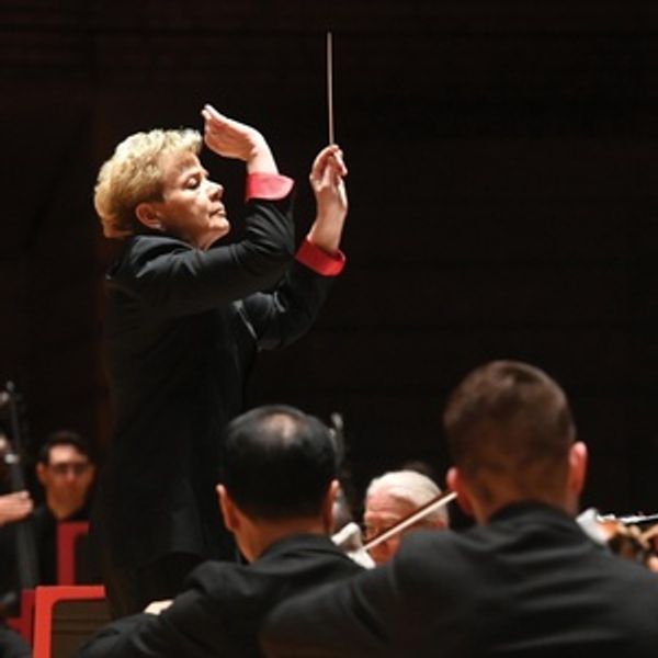 Marin Alsop Leads Philadelphia Orchestra for Historic Concert at the Lied Center Photo
