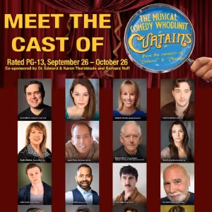 CURTAINS, THE MUSICAL COMEDY WHODUNIT Opens This Week At Cumberland County Playhouse