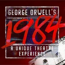 Cast Set For 1984 at Hackney Town Hall