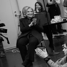 Photos: Hillary Clinton Joins the Cast of SUFFS For First Rehearsal
