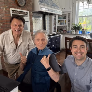 Photos: Dick Cavett Records Voiceover For Off-Broadway's GENE & GILDA At 59E59…