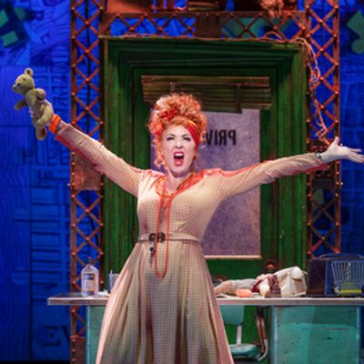 Photos: Claire Sweeney as Miss Hannigan in ANNIE UK and Ireland Tour