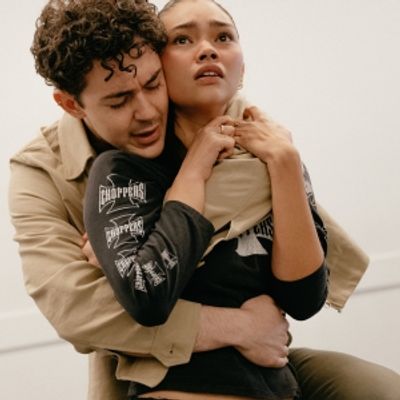 Photos: Ali Louis Bourzgui and Myra Molloy in HADESTOWN Rehearsals