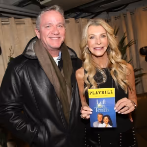 Photos: GOLDEN BACHELORETTE Joan Vassos and Fiancé Chock Chapple Attend LEFT ON TENTH