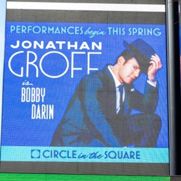 Up on the Marquee: JUST IN TIME Photo