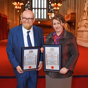 Dame Rosemary Squire And Sir Howard Panter Receive Freedom Of The City Of London