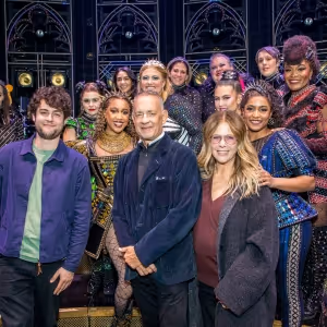 Tom Hanks, Rita Wilson, and Son Truman Visit SIX on Broadway