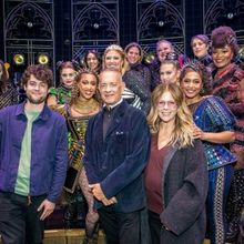 Tom Hanks, Rita Wilson, and Son Truman Visit SIX on Broadway