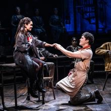 Photos: Ali Louis Bourzgui and Myra Molloy in HADESTOWN on Broadway