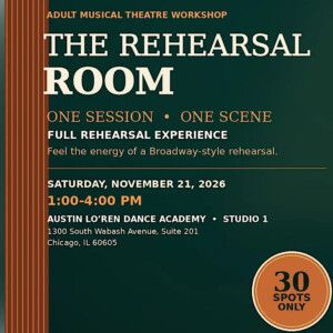 The Rehearsal Room To Hold Adult Musical Theatre Workshop