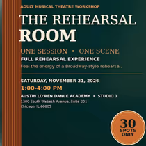 The Rehearsal Room To Hold Adult Musical Theatre Workshop