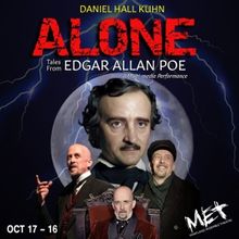 ALONE… TALES FROM EDGAR ALLAN POE Comes to Maryland Ensemble Theatre