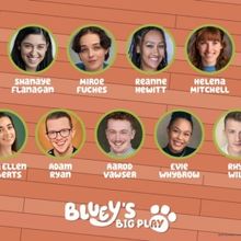 Cast Set For UK Tour of BLUEY'S BIG PLAY