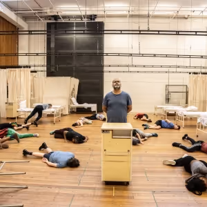 Photos: Inside Rehearsal For NYE at the National Theatre