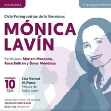 Conversarán Sobre La Obra De Mónica Lavín Dentro Del Ciclo Protagonistas De La Lit