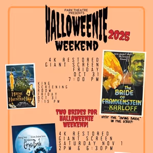 Park Theatre To Host Screenings and More for HALLOWEENIE WEEKEND