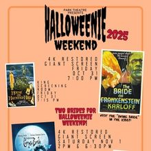 Park Theatre To Host Screenings and More for HALLOWEENIE WEEKEND