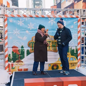 Video: Watch Grey Henson and Cameron Anika Hill Sing ELF in Times Square
