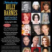 Cast Set For INTRODUCING BILLY BARNES Concert at Catalina Jazz Club