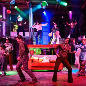 Full Cast Set For THE BUDDHA OF SUBURBIA at the Barbican