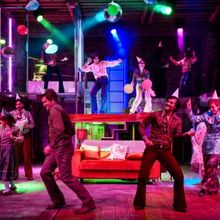 Full Cast Set For THE BUDDHA OF SUBURBIA at the Barbican