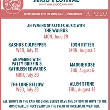 RAIN OR SHINE SERIES to Return at Prescott Park Arts Festival