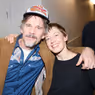 Photos: Ethan Hawke Visits Carrie Coon and Namir Smallwood in BUG
